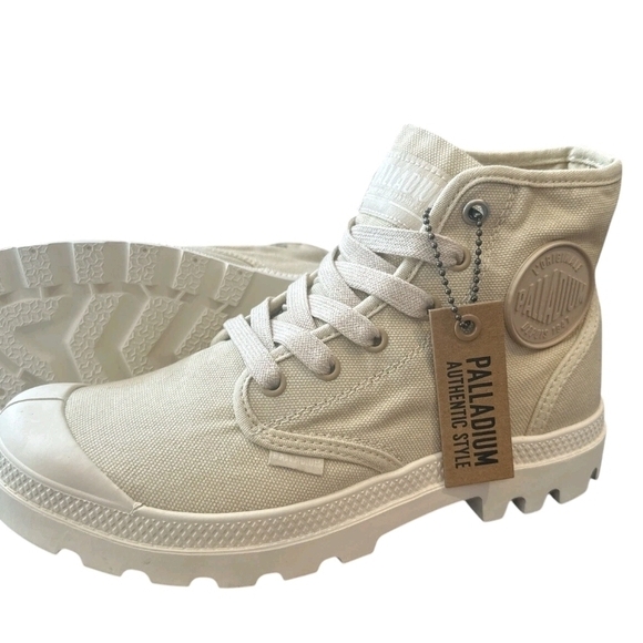 Palladium Beige High-Top Sneakers - Picture 1 of 10